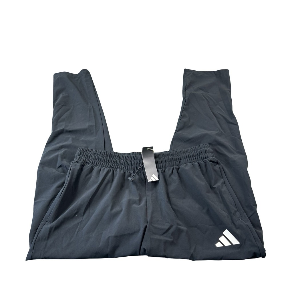 Adidas Performance Black Zipper Ankle Workout Pants XL KD8064 AZB010